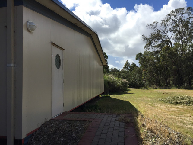 Rear entrance