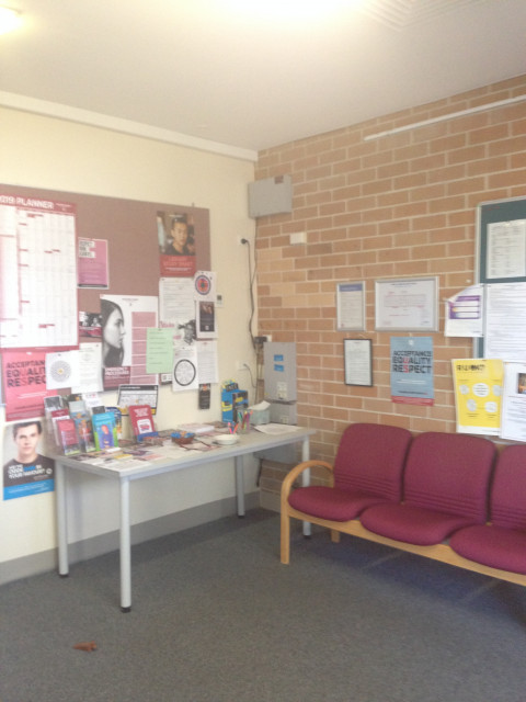 Reception area of Building 16