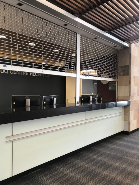 Reception desk
