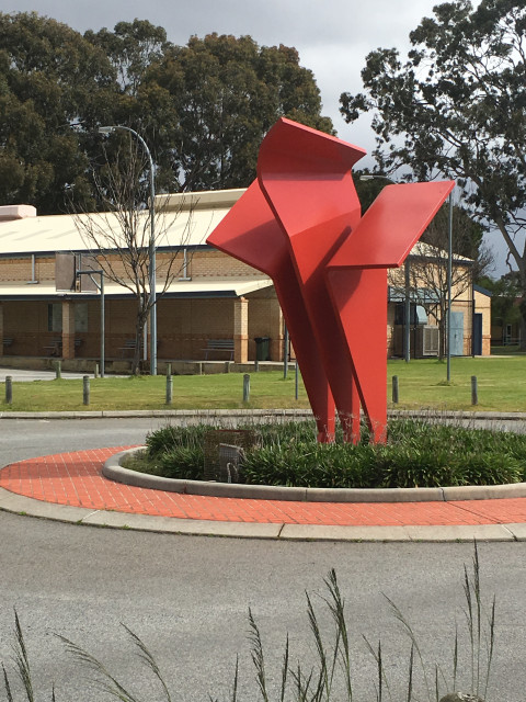 Red Sculpture