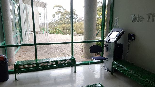 Reload station beside tele theatre.