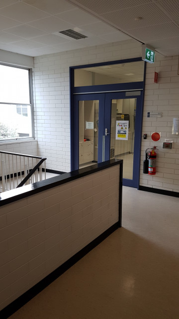 Research lab 3123 in the southeast corner.