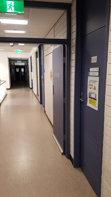 Research lab 315 in the northwest corridor.