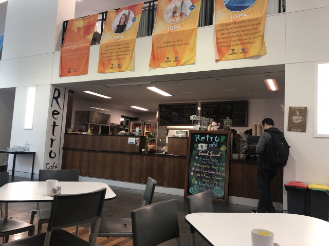 Retro cafe