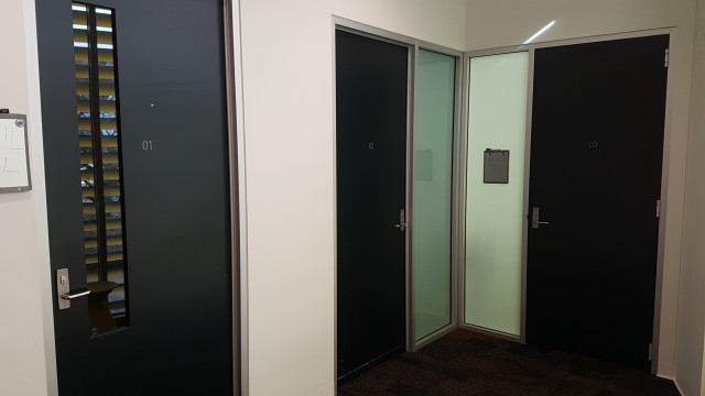 Rooms 1, 2 and 3.