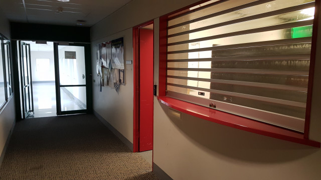 Rooms 263-270 facing the engineering building entrance.