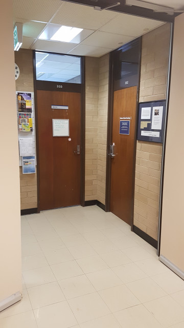 School of psychology masters students thesis research room