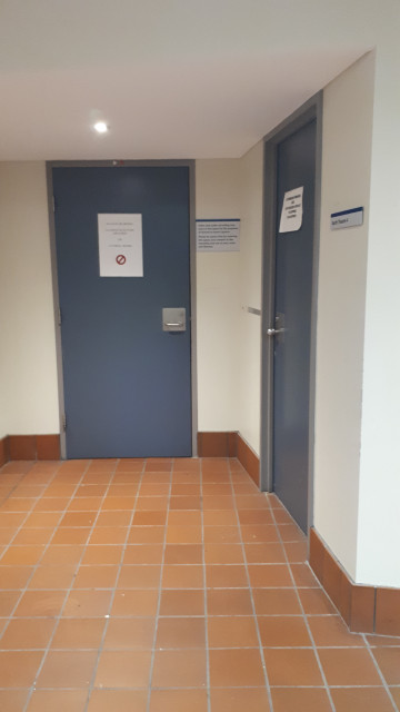 Secondary entrance