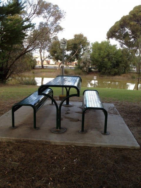 Smoking Area near 'Lake'