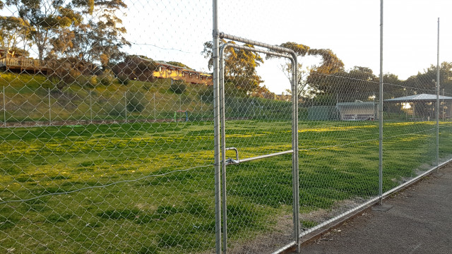Soccer field.