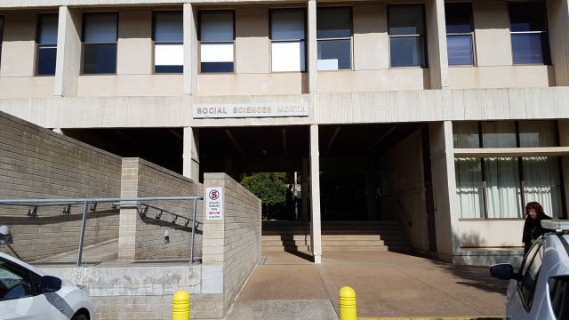 Social sciences north, carpark 5 entrance