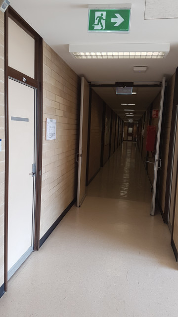 Sociology staff offices 301-316 (from north staircase)
