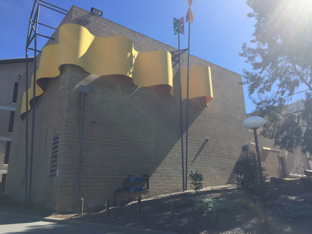 South east corner of the building