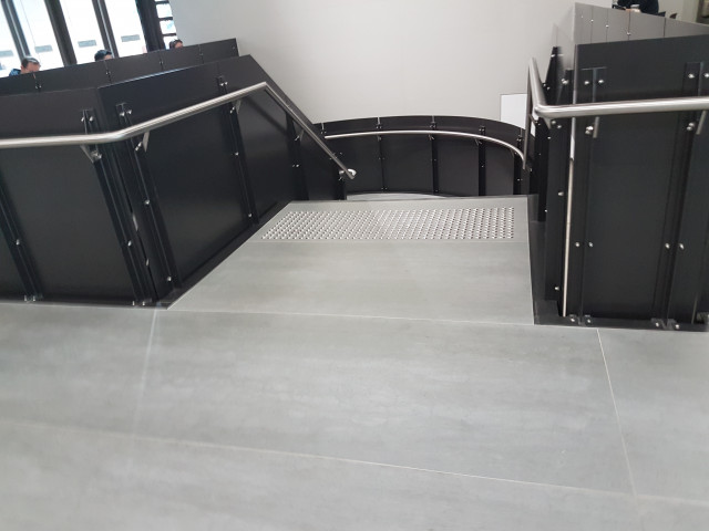 South end stairs, level 2