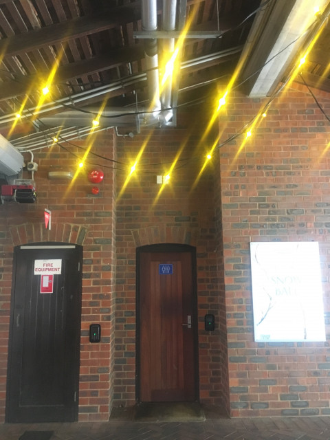 South entrance to corridor