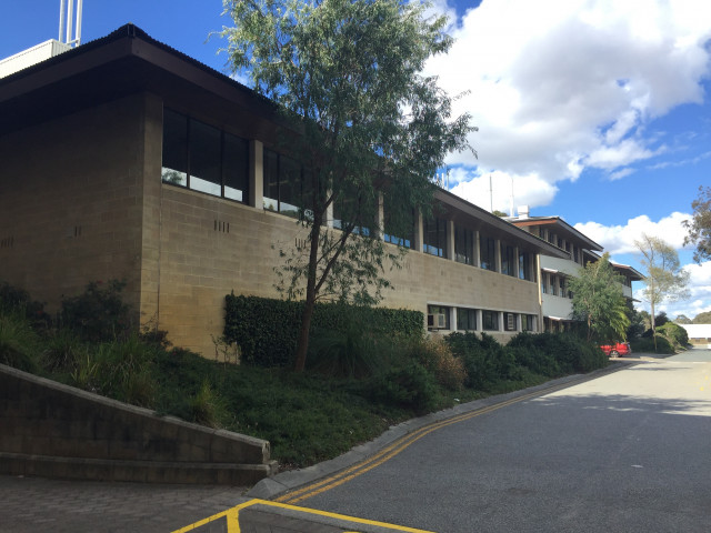 South side of the building overview