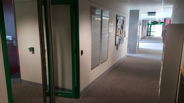 Staff offices 233-265 entrance.