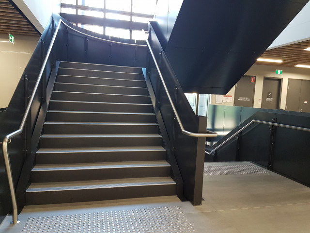 Stairs at the furthest end of ABS