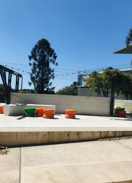 Study area located on top of collaborative design laboratory