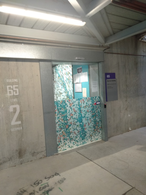 Swipe card required for entrance