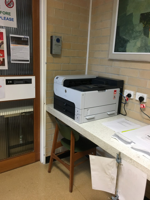 The printer.
