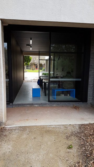 The study space from the lakeside through to anchor court.