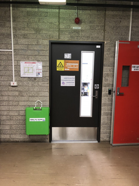 Turn left from stairs