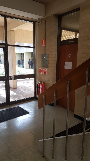 Tutorial room 234 from staircase
