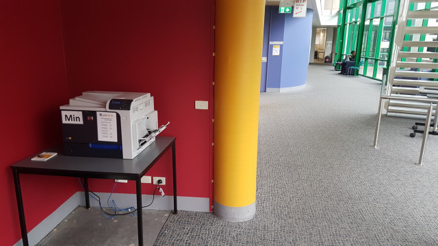 Unicard printer shared between the computer labs