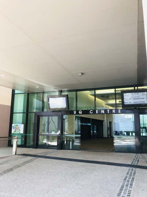 UQ Centre main entry