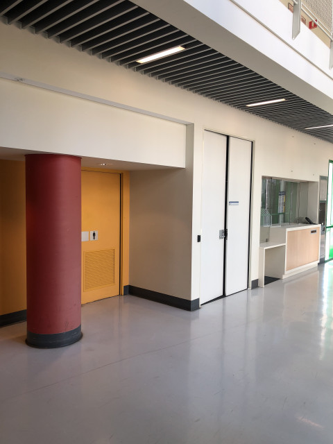 View from staircase