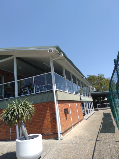 View from tennis courts
