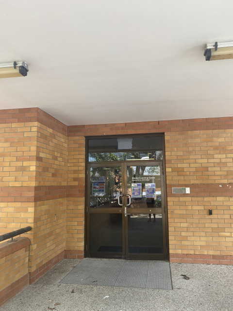 View of building entry