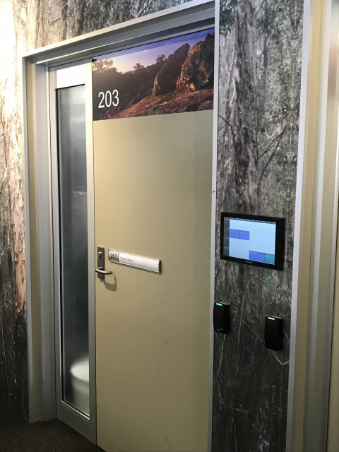 View of room entry
