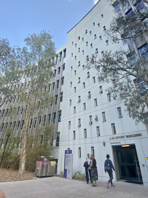 View of the building via Mansfield place