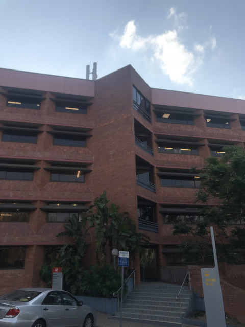 View of the Gordon Greenwood Building