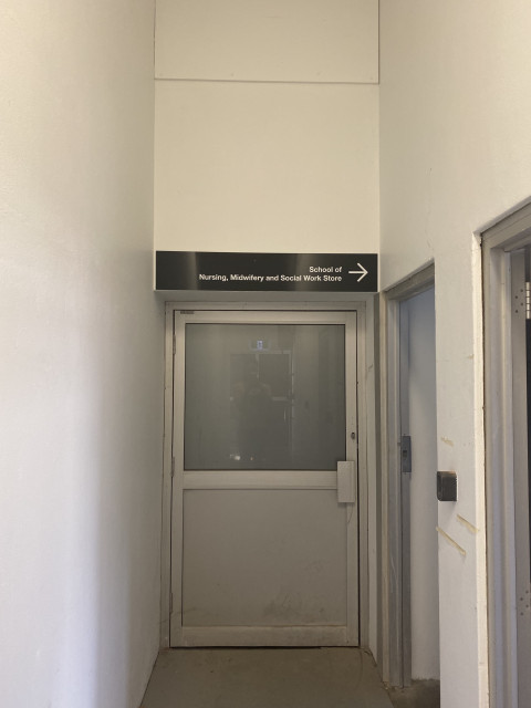 View of the store entry