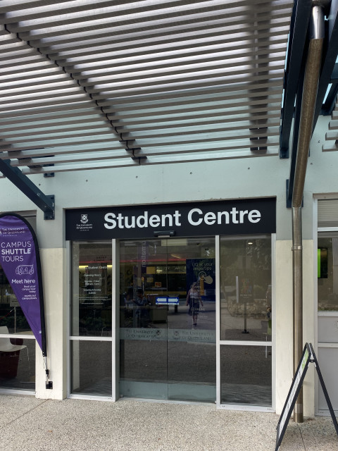 View of the student centre