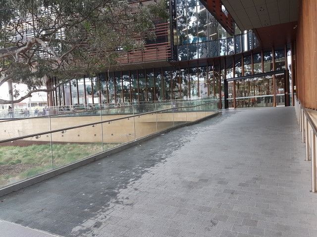 Walkway to main entrance