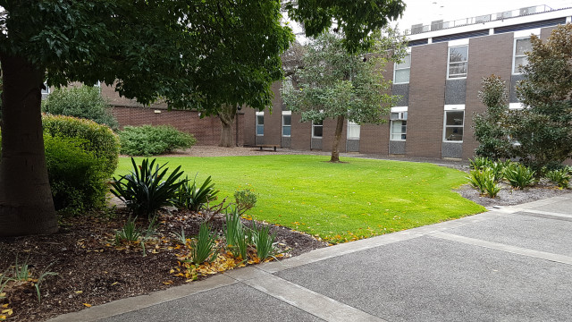 West courtyard