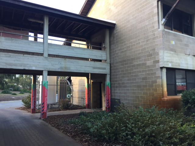 West entrance to level 2 north wing