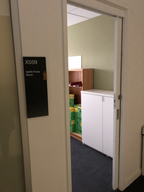 X559 SSPS Printer Room